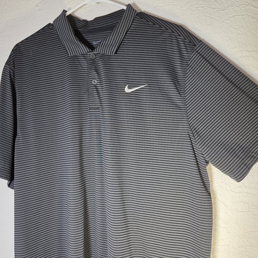 Nike • Dri-Fit Striped Polo Shirt